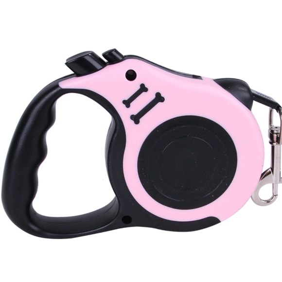 Red and Black Retractable Dog Leash - Picture 10 of 10